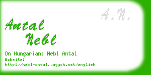 antal nebl business card